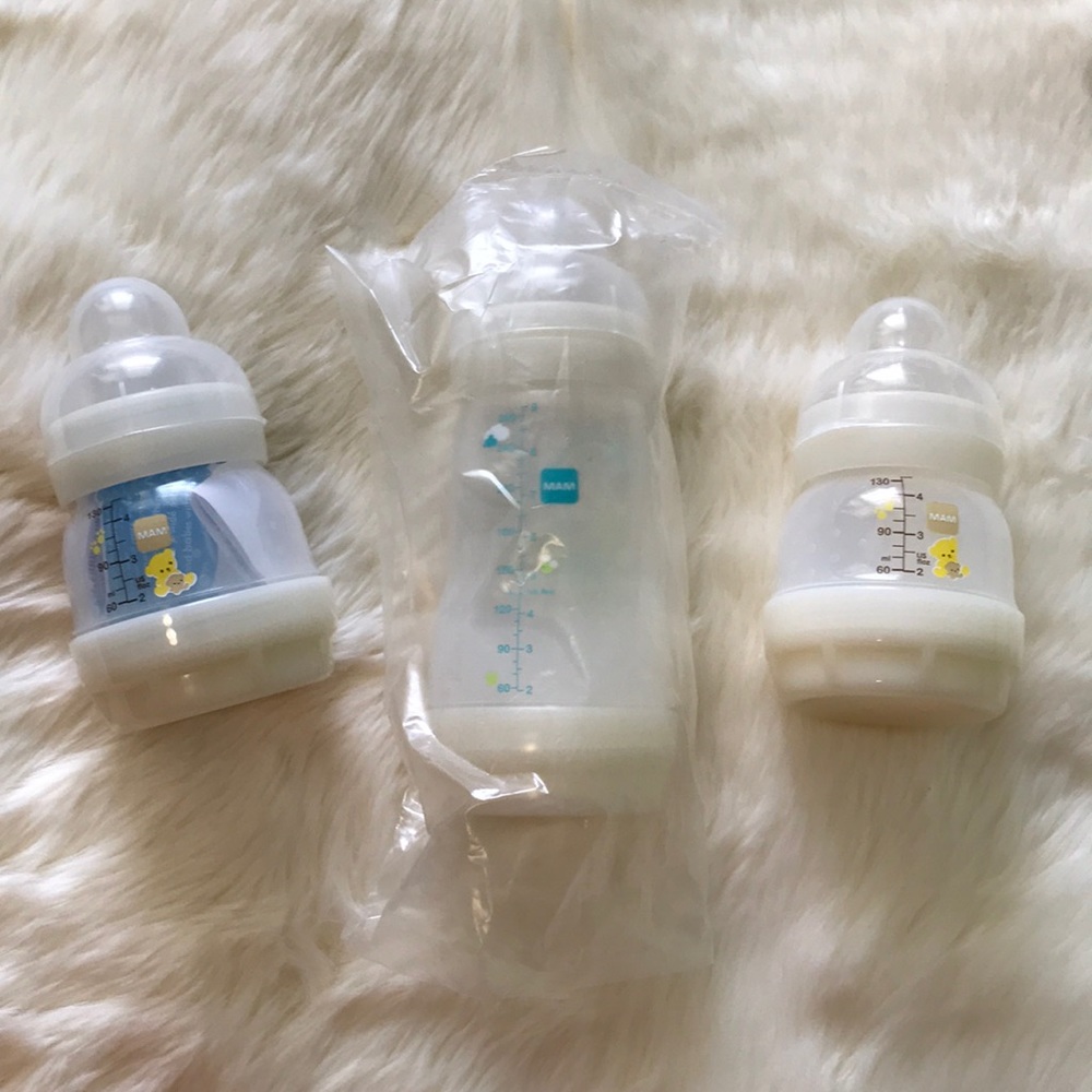 New MAM baby bottles